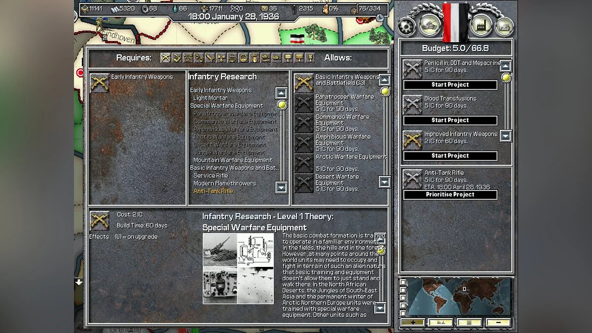 Скриншот из игры Hearts of Iron - 18