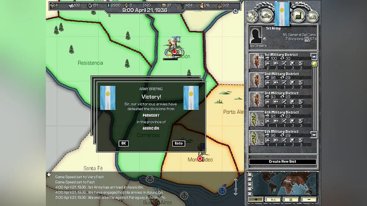 Скриншот из игры Hearts of Iron - 34