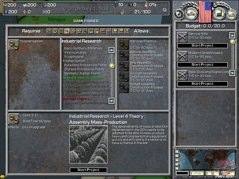 Скриншот из игры Hearts of Iron - 20