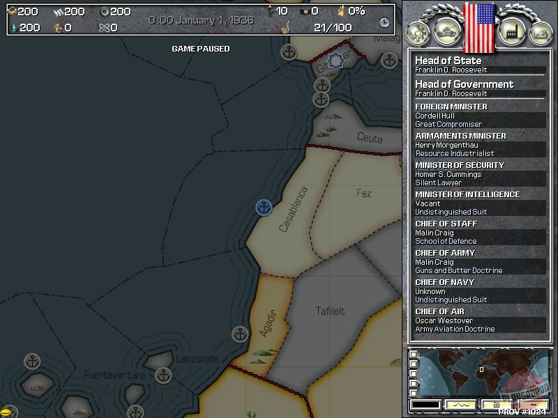 Скриншот из игры Hearts of Iron - 25