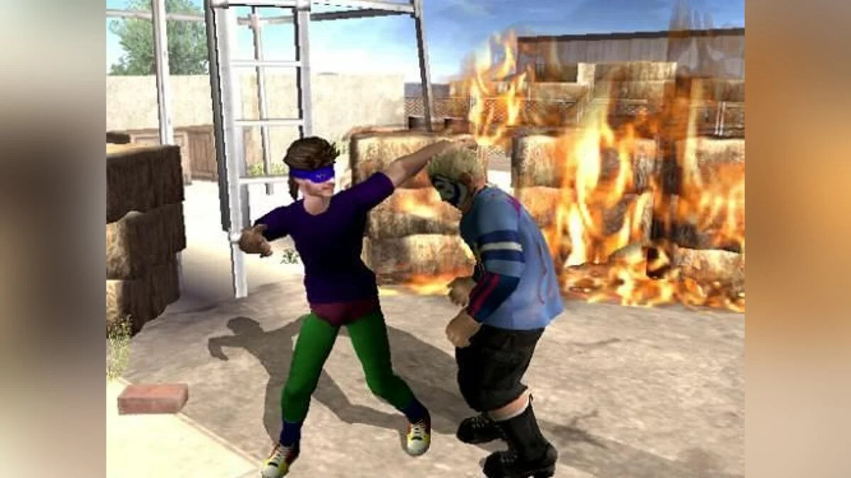 Скриншот из игры Backyard Wrestling: Don't Try This at Home - 8