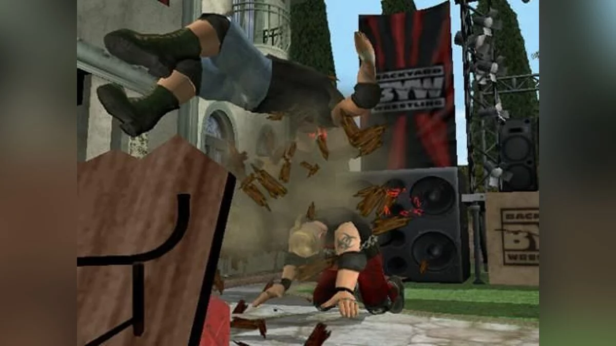 Скриншот из игры Backyard Wrestling: Don't Try This at Home - 4