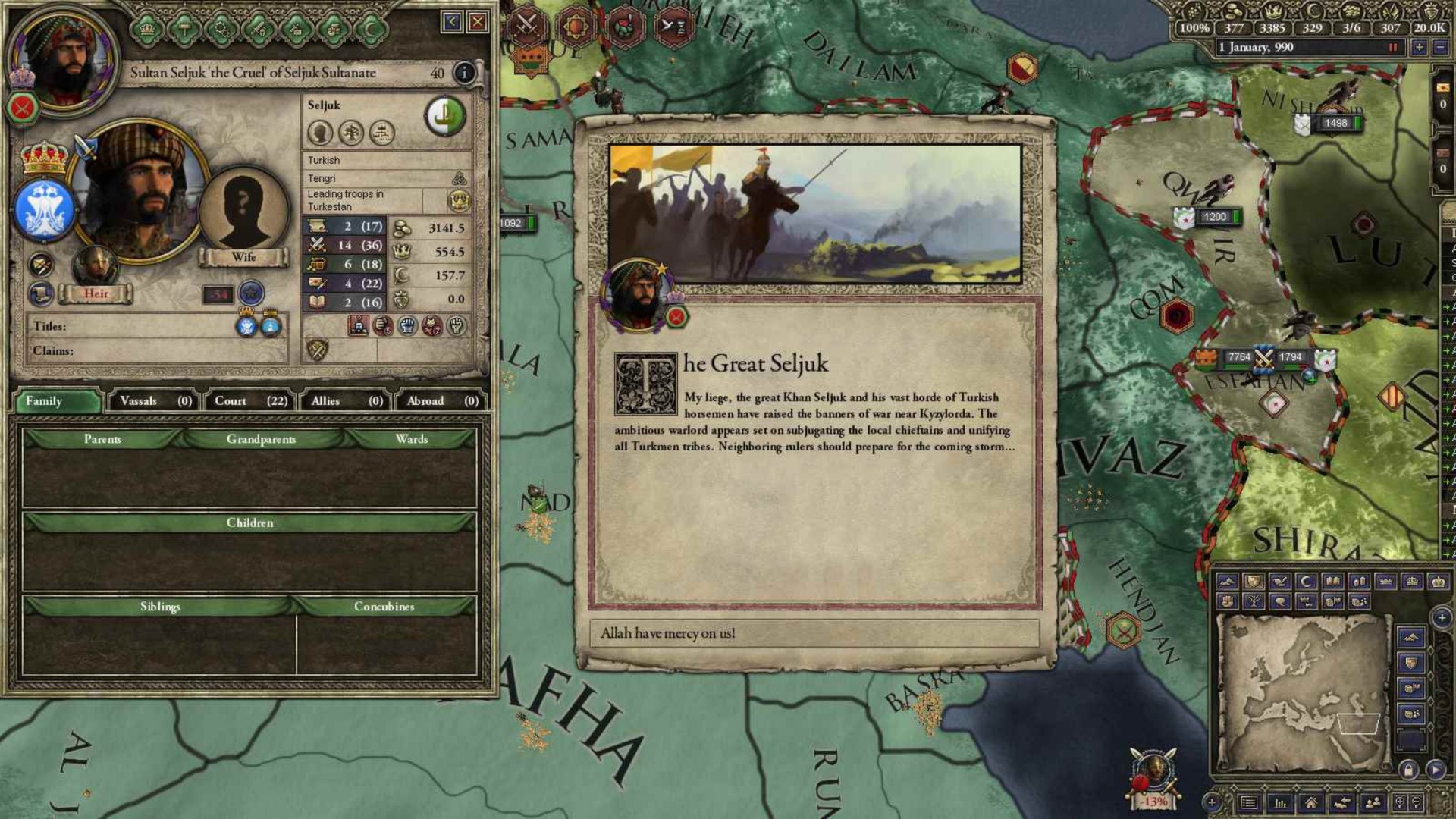 Скриншот из игры Crusader Kings II: The Old Gods - 20