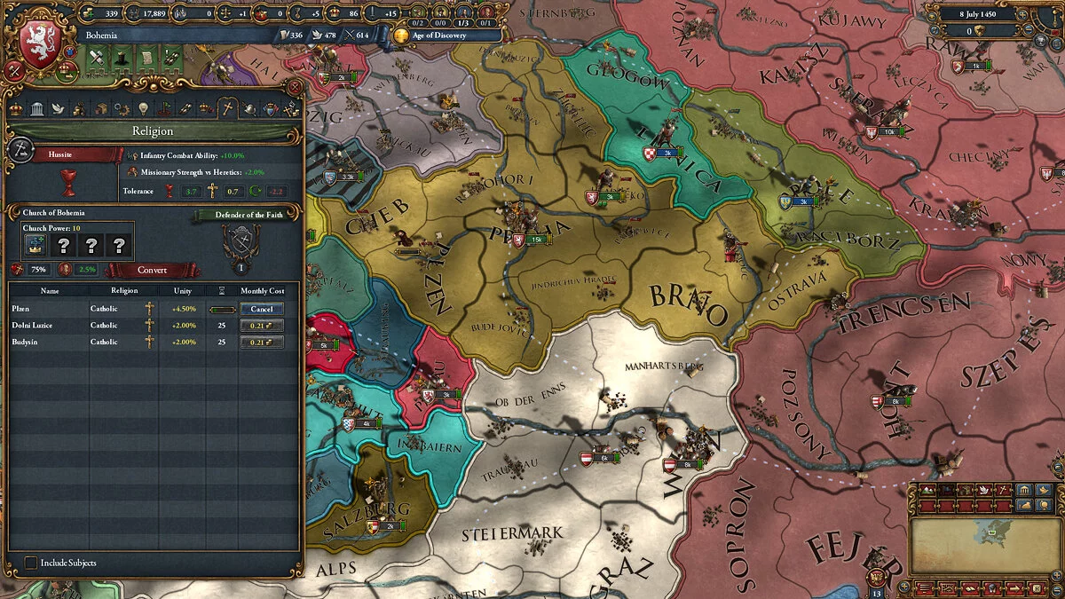 Скриншот из игры Europa Universalis 4: Emperor - 6