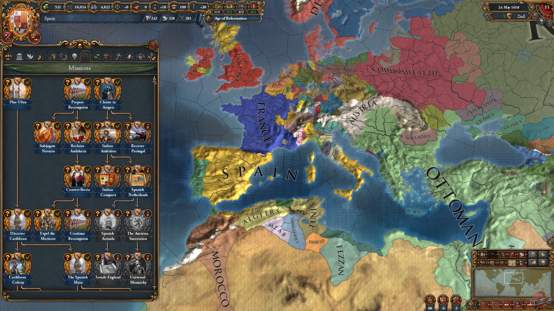 Скриншот из игры Europa Universalis 4 - 131