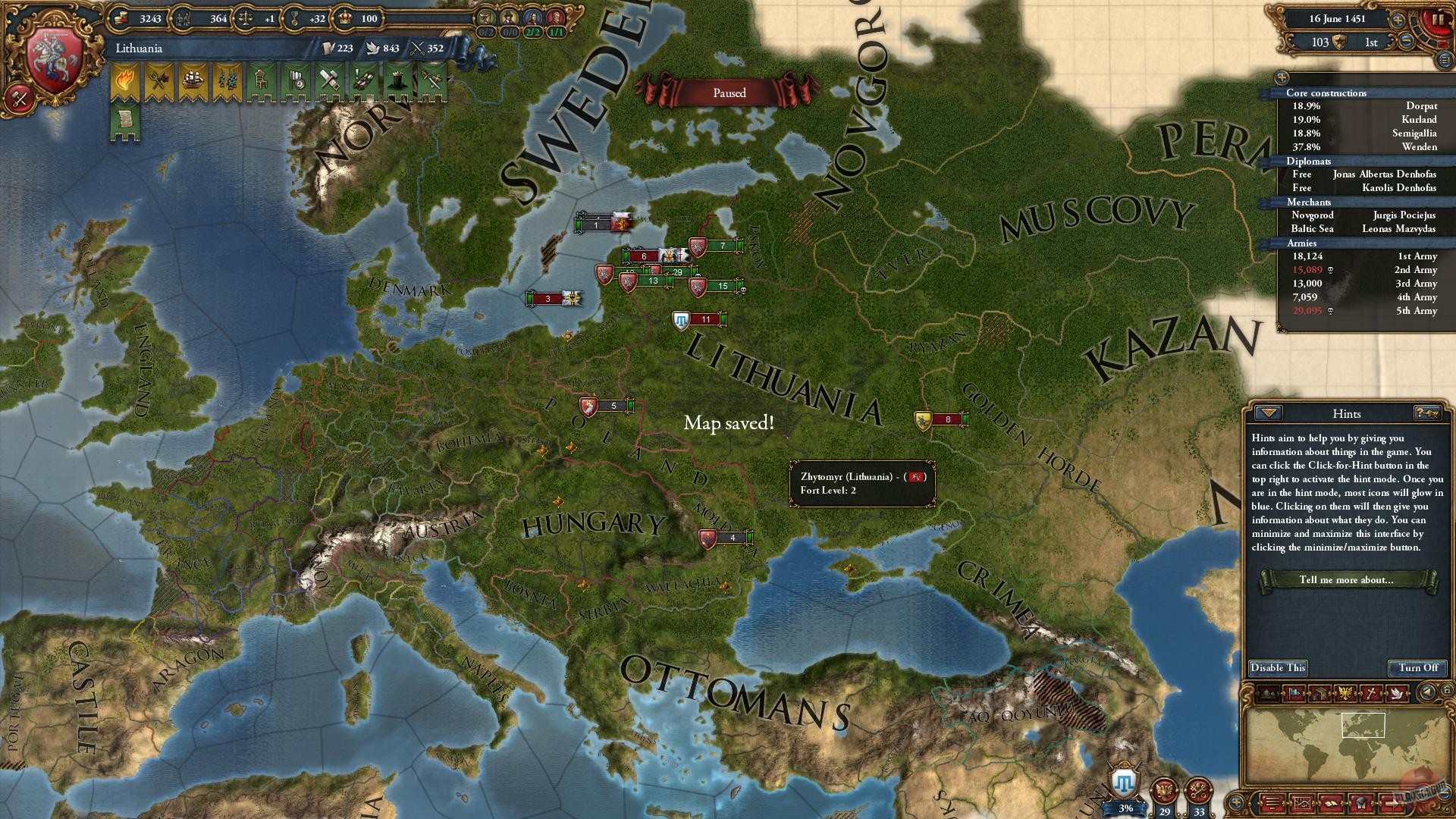 Скриншот из игры Europa Universalis 4 - 58