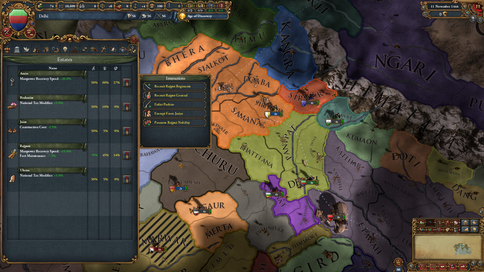 Скриншот из игры Europa Universalis IV: Dharma - 10