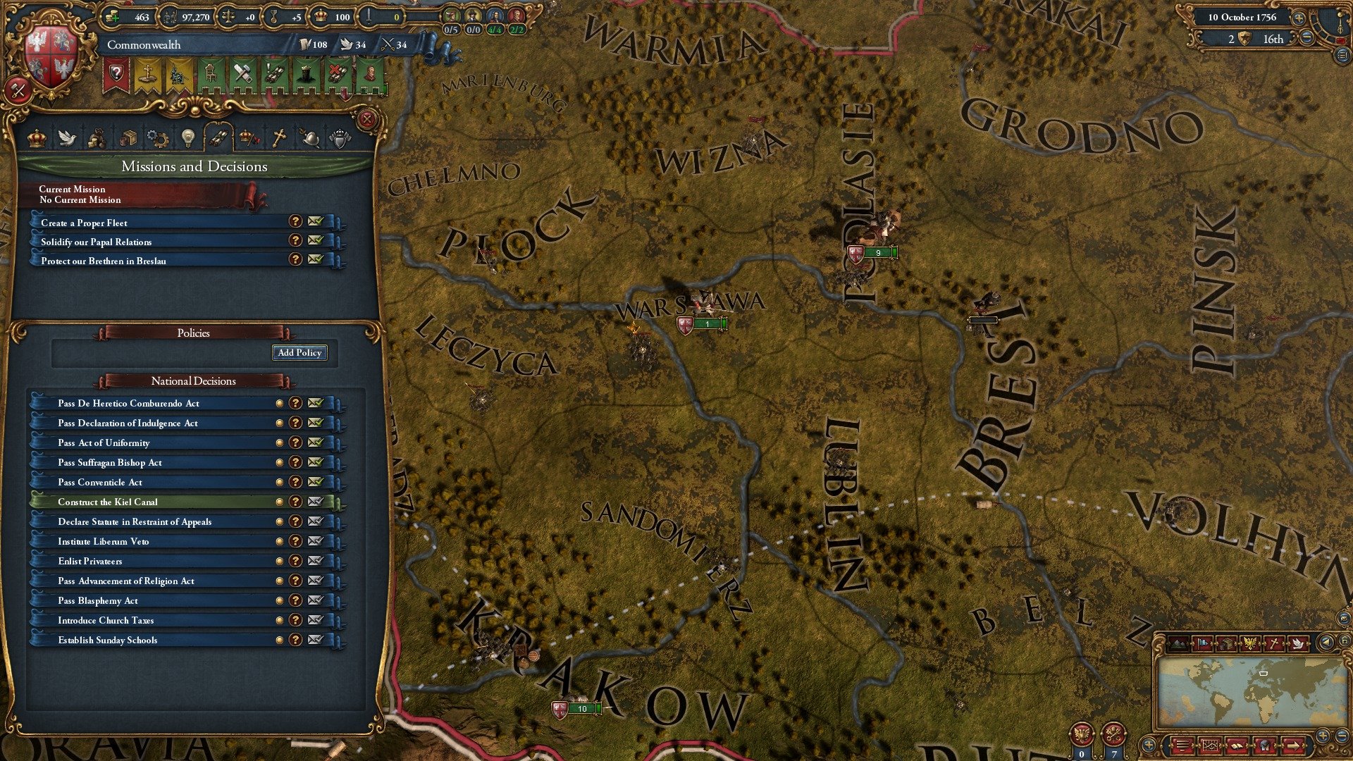 Скриншот из игры Europa Universalis IV: Res Publica - 2