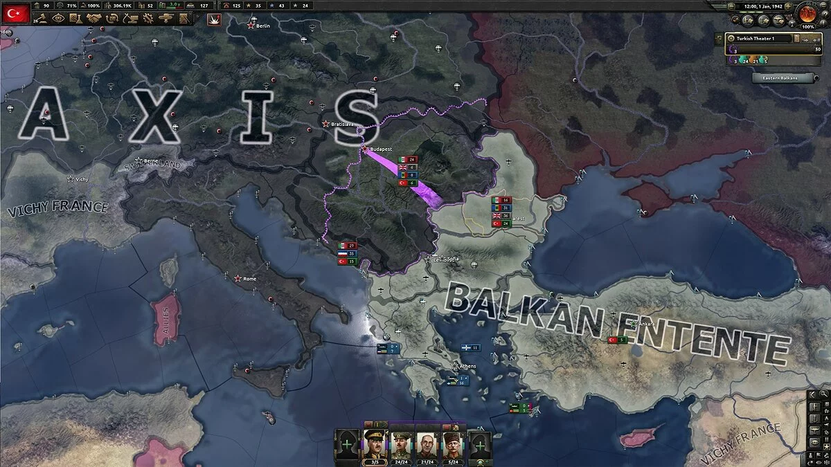 Скриншот из игры Hearts of Iron 4: Battle for the Bosporus - 9