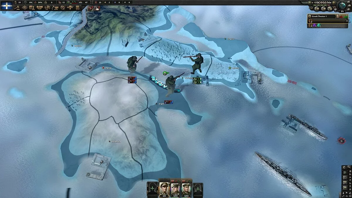 Скриншот из игры Hearts of Iron 4: Battle for the Bosporus - 5