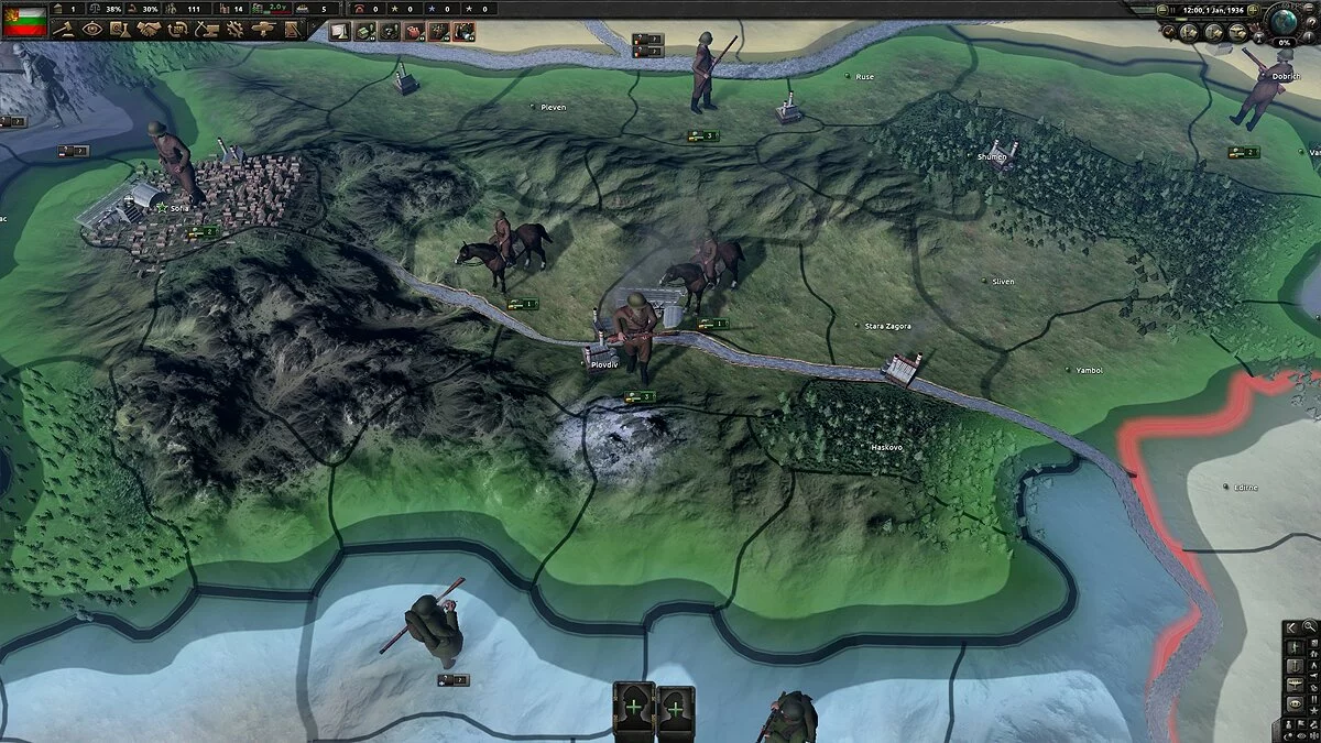 Скриншот из игры Hearts of Iron 4: Battle for the Bosporus - 6