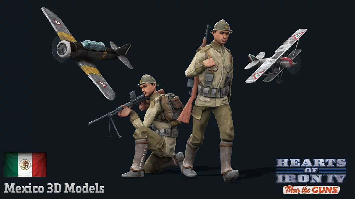 Скриншот из игры Hearts of Iron 4: Man the Guns - 1