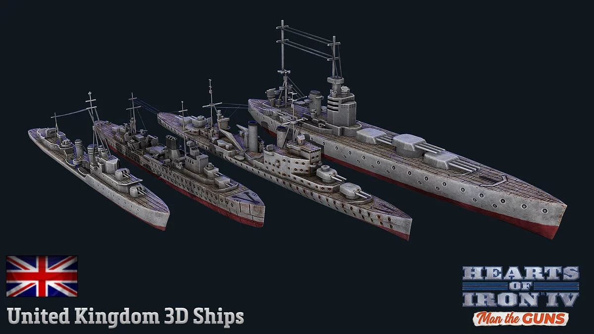 Скриншот из игры Hearts of Iron 4: Man the Guns - 2