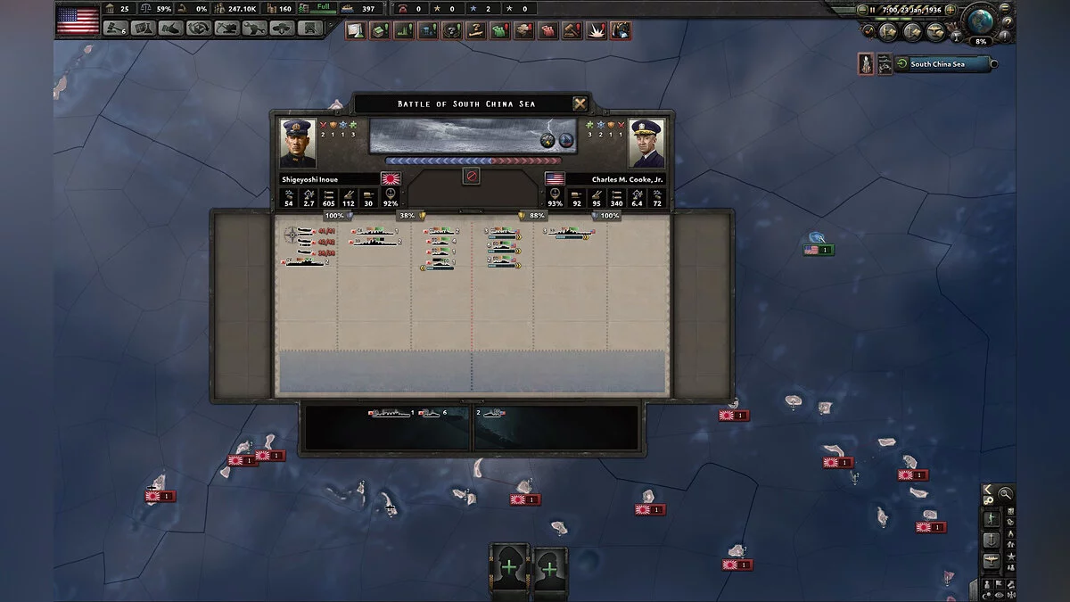 Скриншот из игры Hearts of Iron 4: Man the Guns - 5