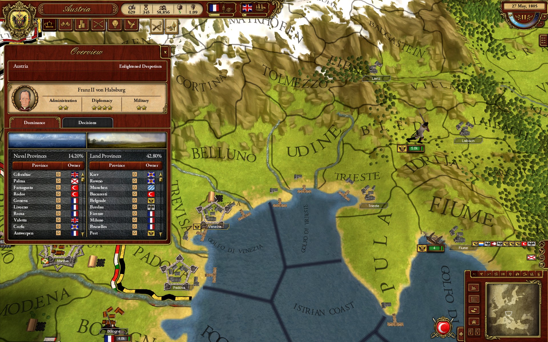 Скриншот из игры March of the Eagles - 64