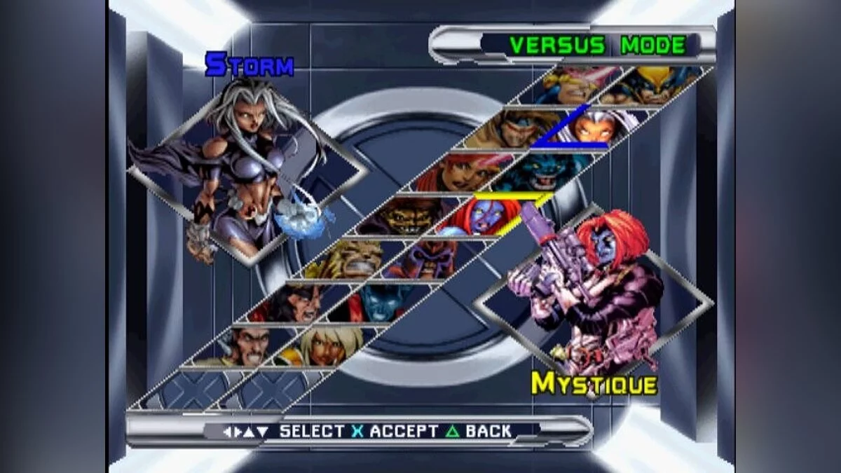 Скриншот из игры X-Men: Mutant Academy 2 - 2