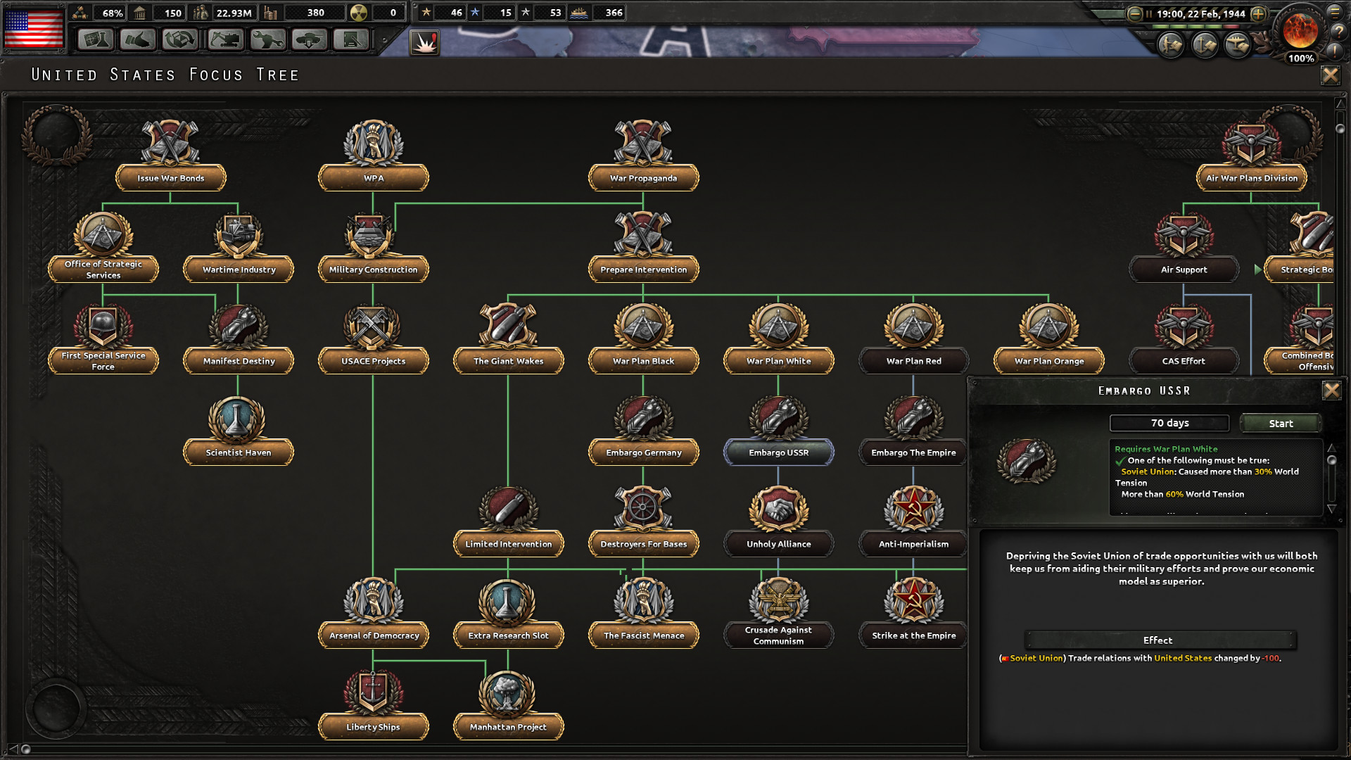 Скриншот из игры Hearts of Iron IV - 16