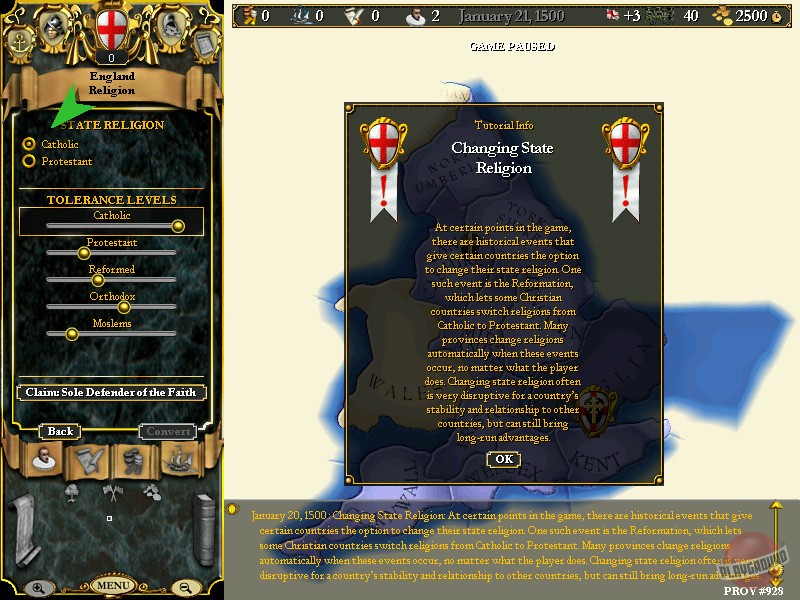 Скриншот из игры Europa Universalis 2 - 4