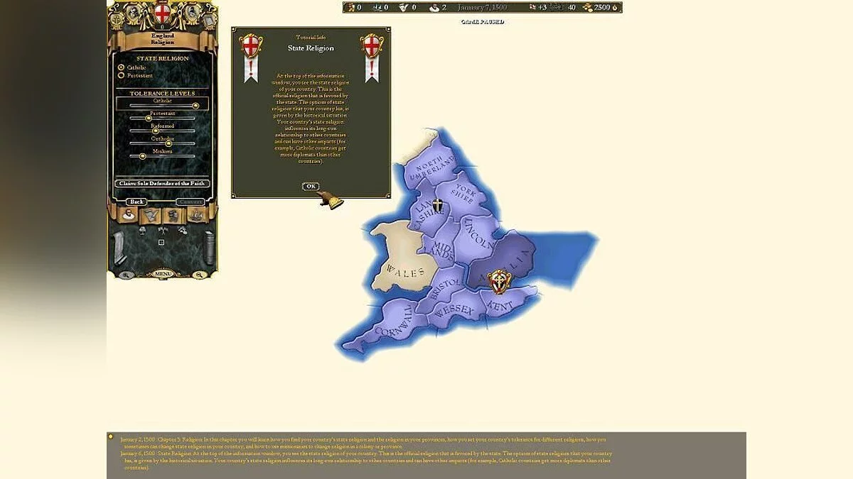 Скриншот из игры Europa Universalis 2 - 5