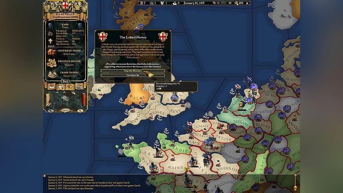 Скриншот из игры Europa Universalis 2 - 3