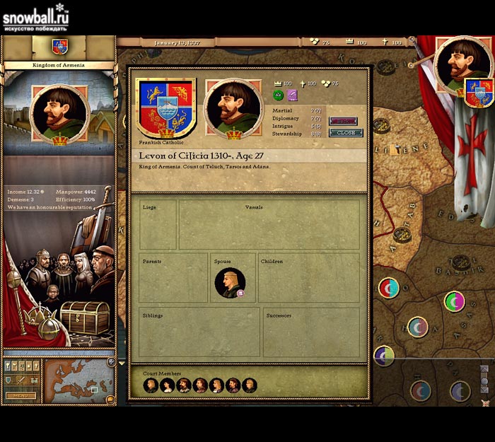 Скриншот из игры Crusader Kings - 21