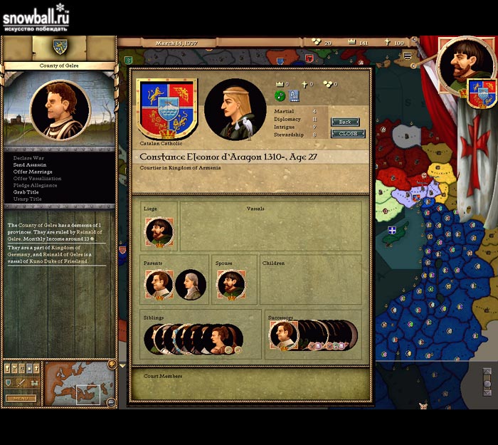 Скриншот из игры Crusader Kings - 8