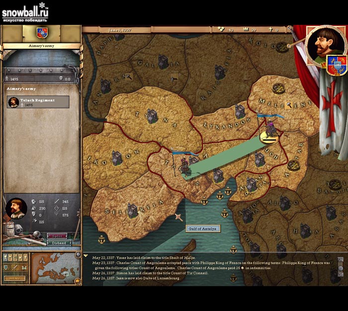 Скриншот из игры Crusader Kings - 10