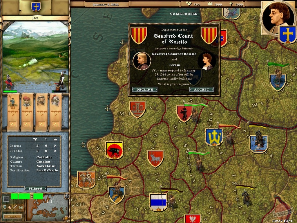 Скриншот из игры Crusader Kings - 13