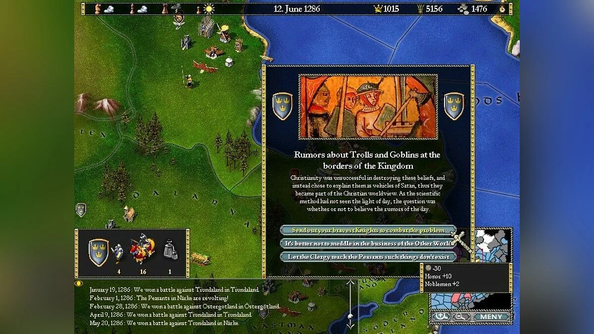 Скриншот из игры Europa Universalis: Crown of the North - 15