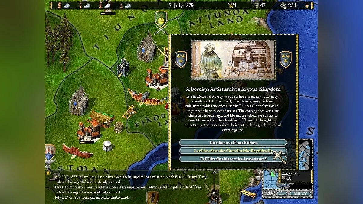 Скриншот из игры Europa Universalis: Crown of the North - 7