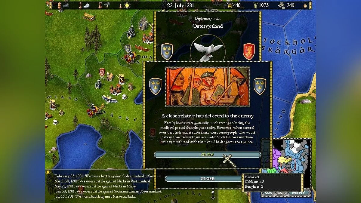Скриншот из игры Europa Universalis: Crown of the North - 6