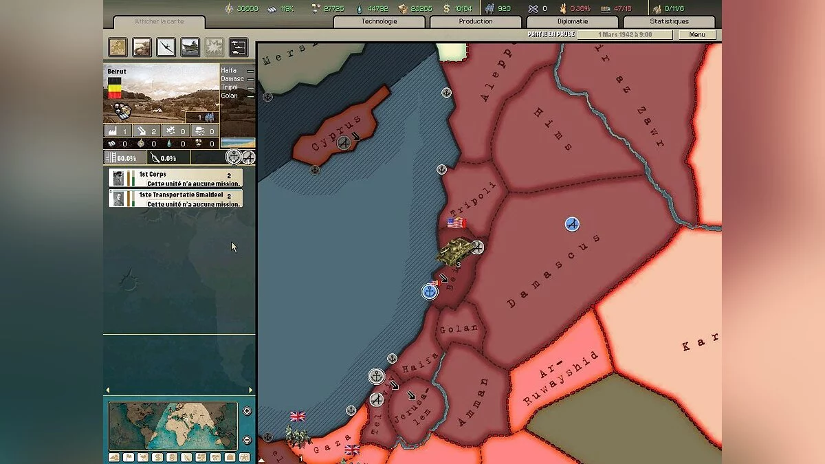 Скриншот из игры Hearts of Iron 2 - 18