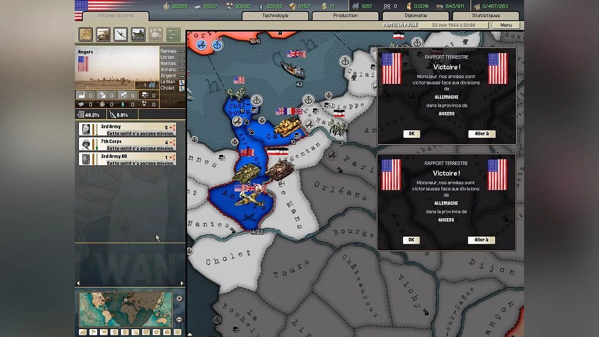 Скриншот из игры Hearts of Iron 2 - 20