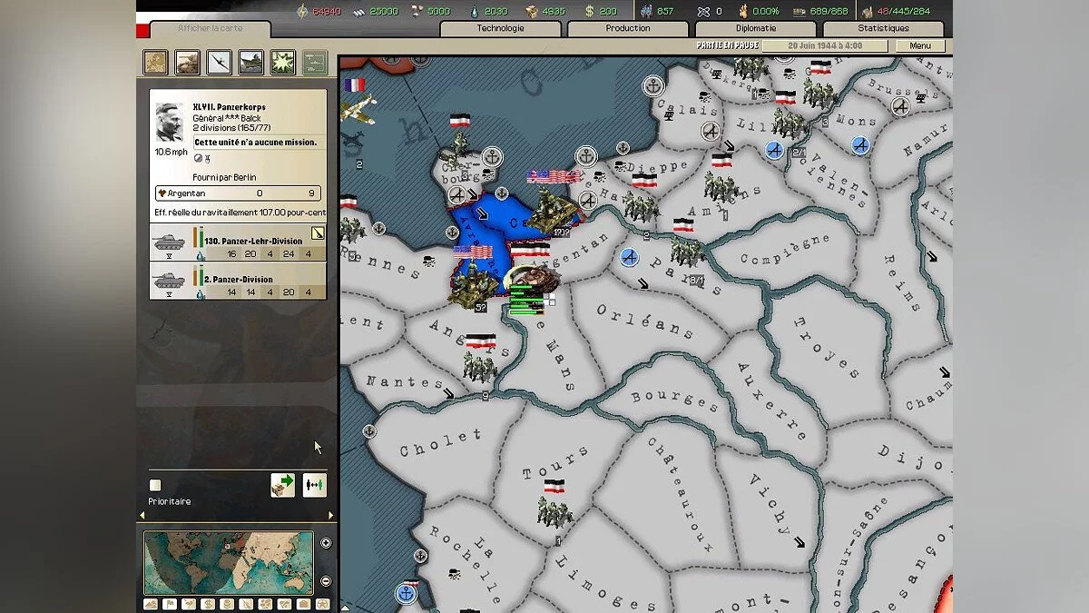 Скриншот из игры Hearts of Iron 2 - 19