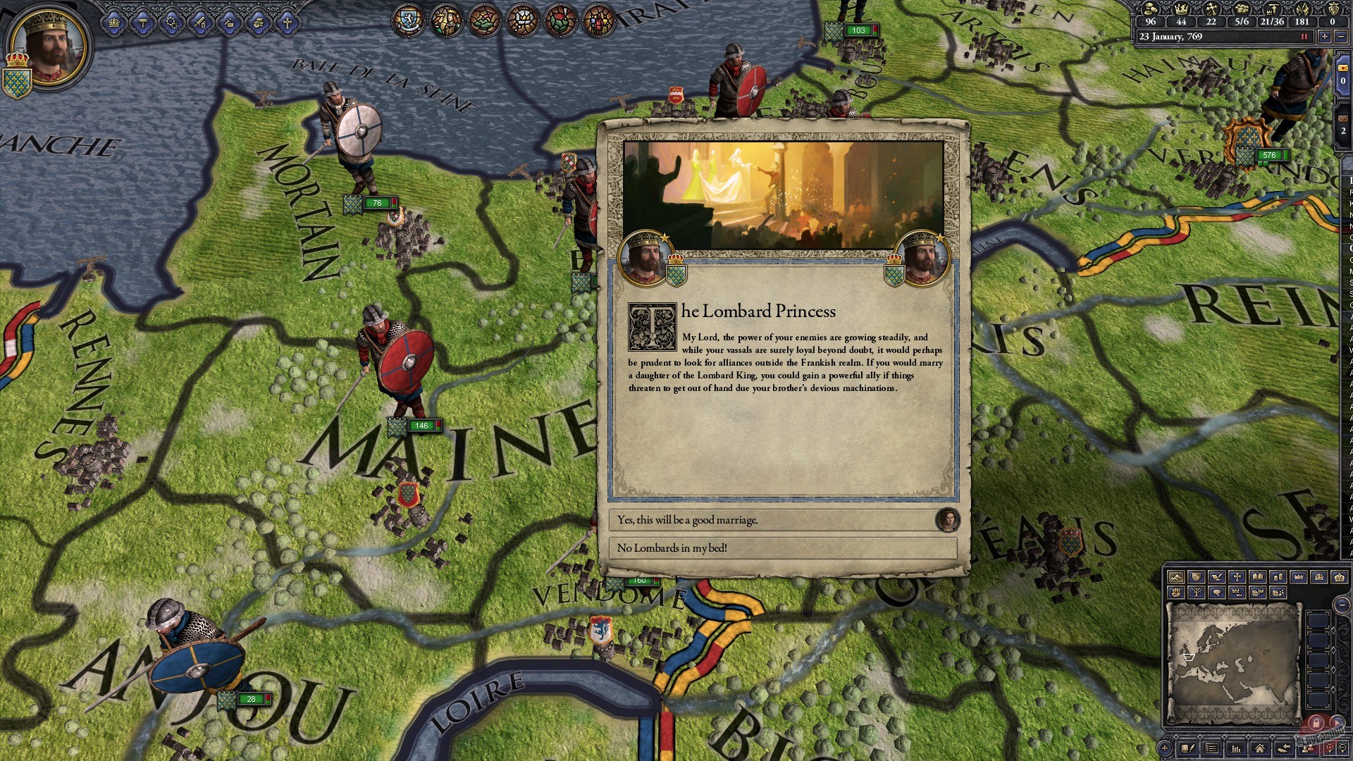Скриншот из игры Crusader Kings 2 - 86