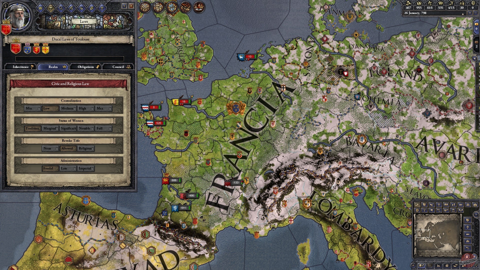 Скриншот из игры Crusader Kings 2 - 128