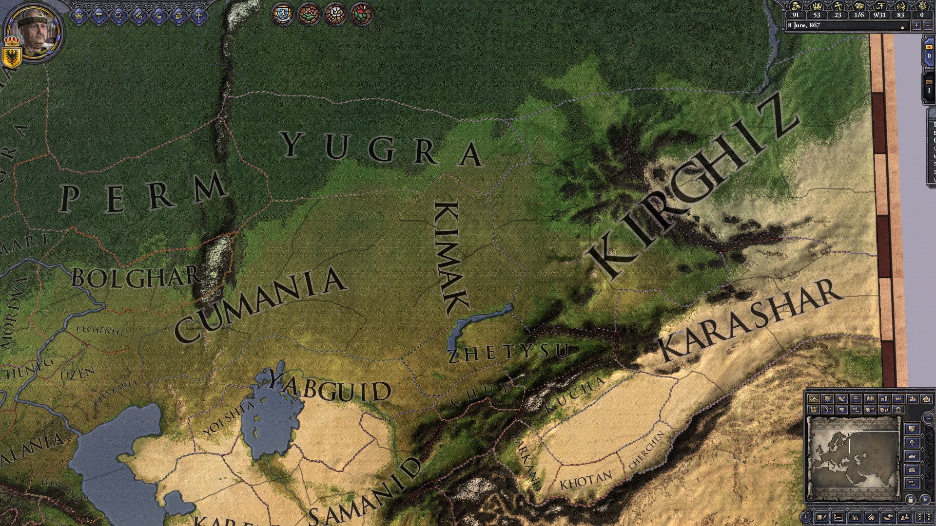 Скриншот из игры Crusader Kings II: Horse Lords  - 2