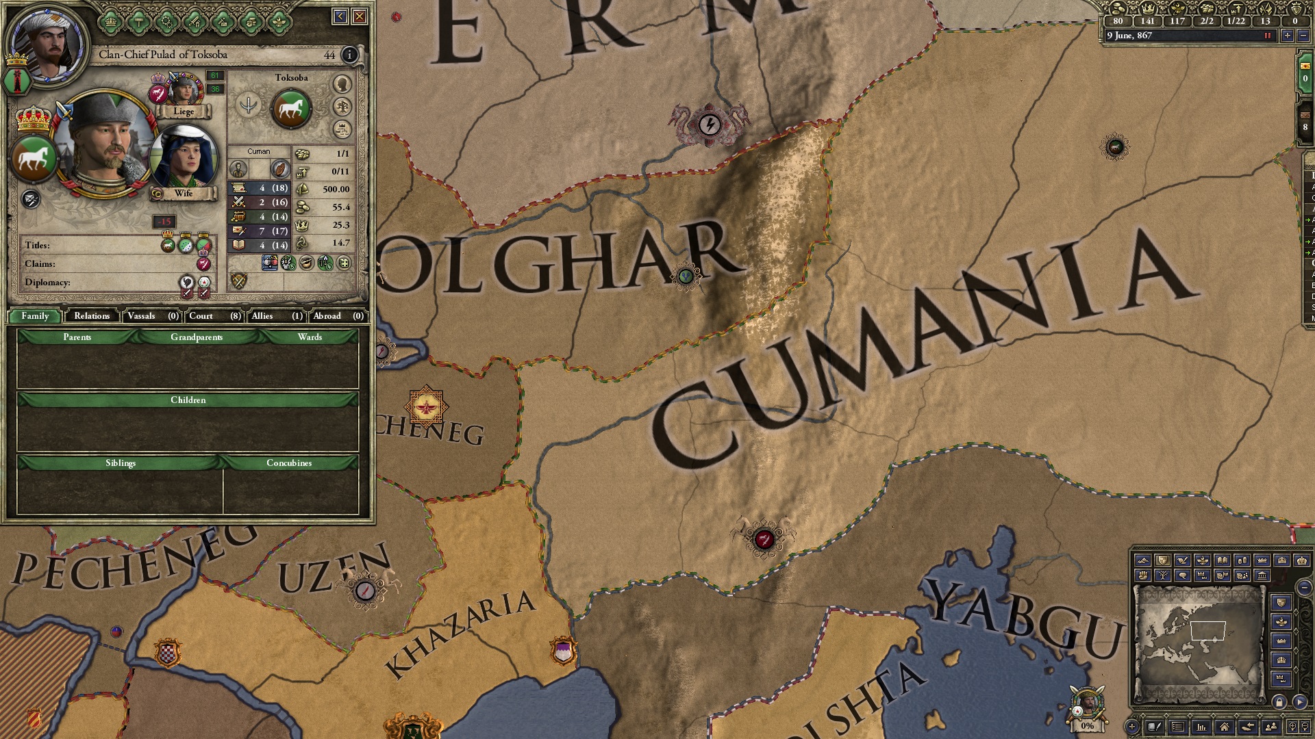 Скриншот из игры Crusader Kings II: Horse Lords  - 4