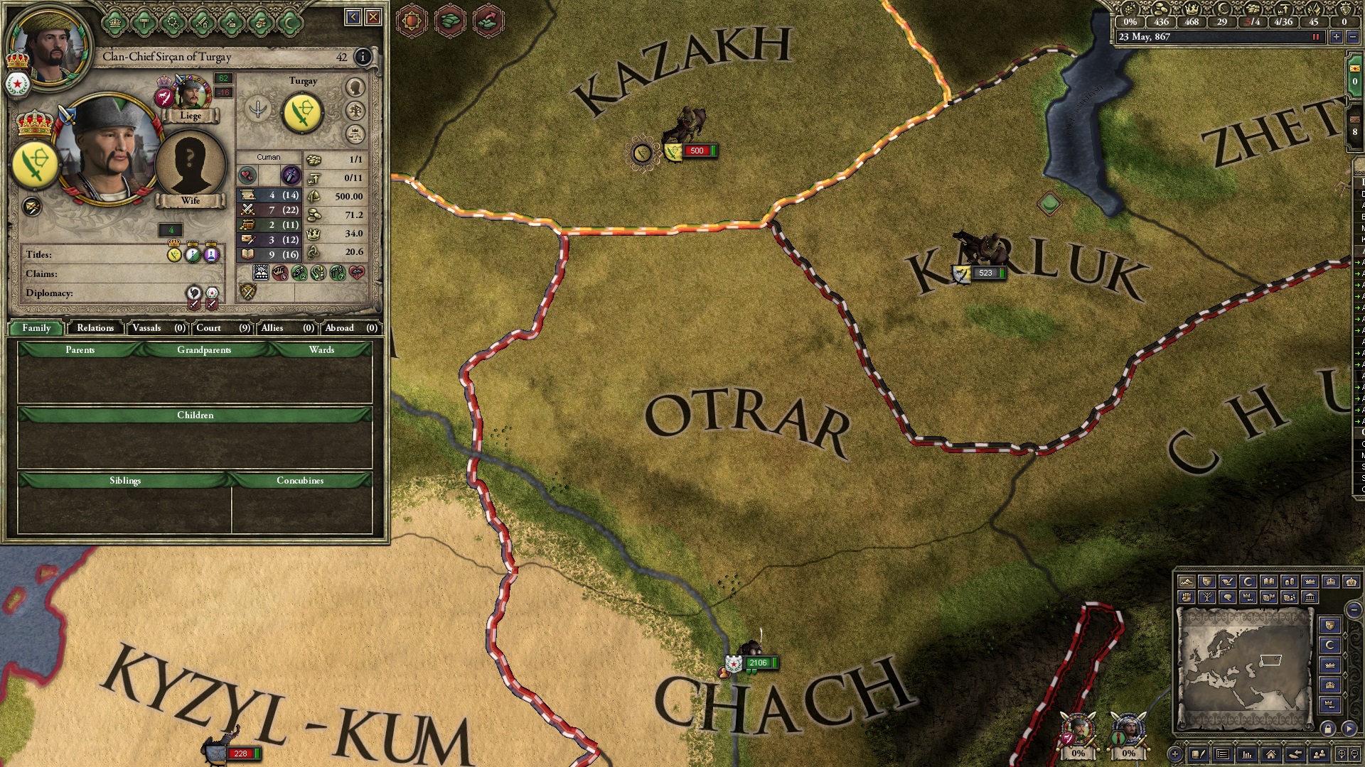 Скриншот из игры Crusader Kings II: Horse Lords  - 10