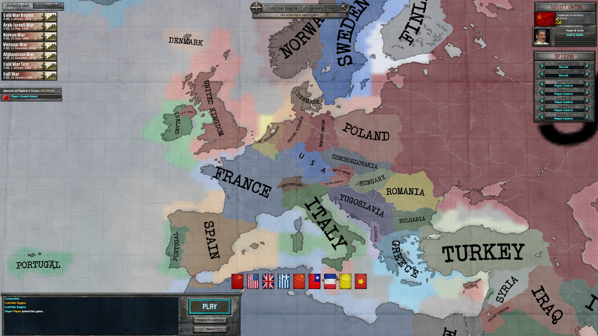 Скриншот из игры East vs. West: A Hearts of Iron Game - 40