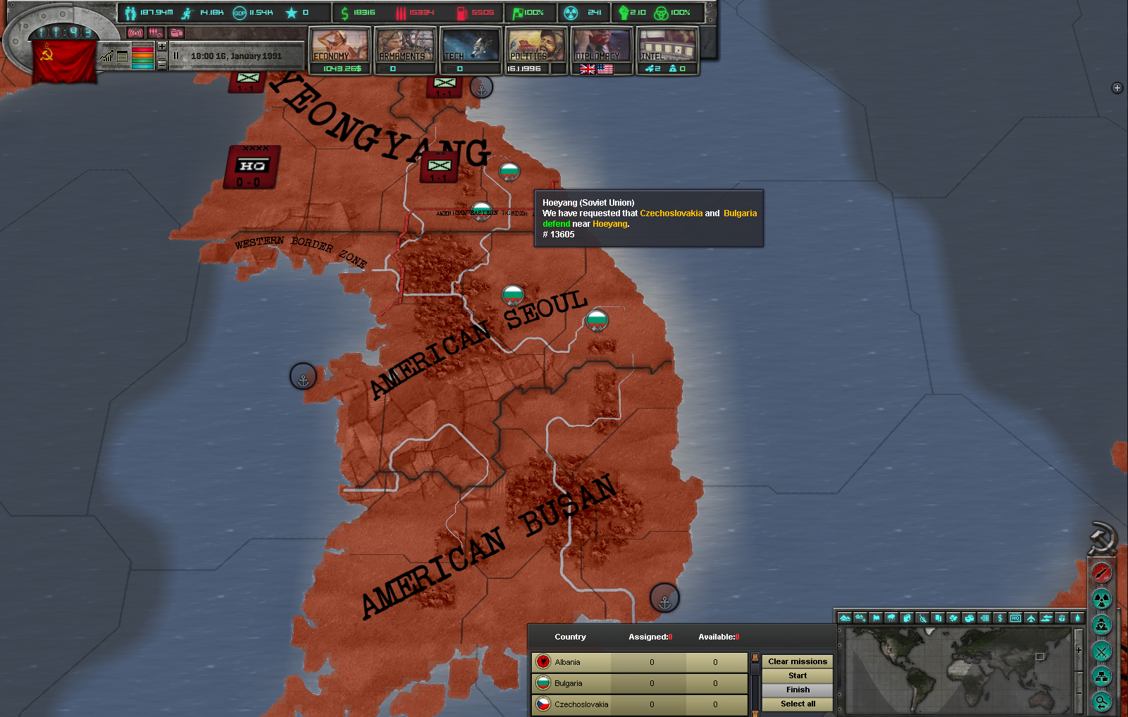 Скриншот из игры East vs. West: A Hearts of Iron Game - 31