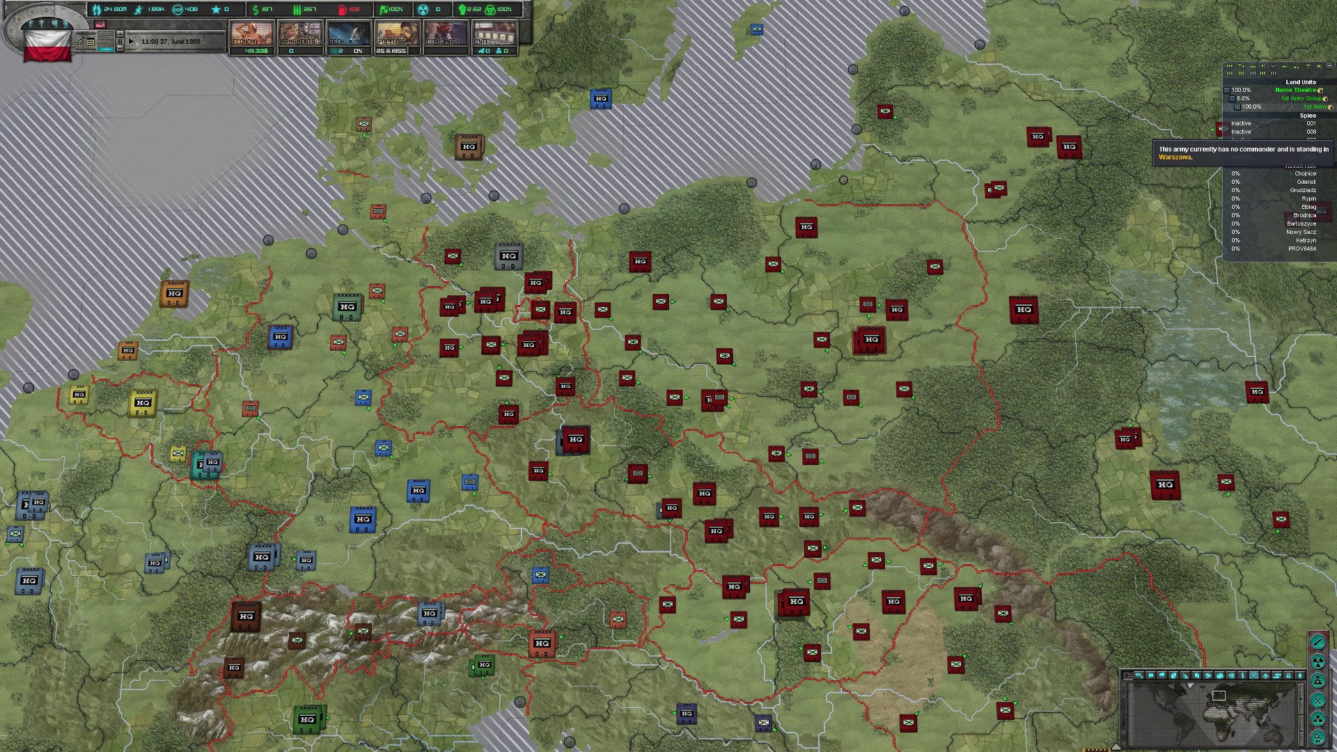 Скриншот из игры East vs. West: A Hearts of Iron Game - 45