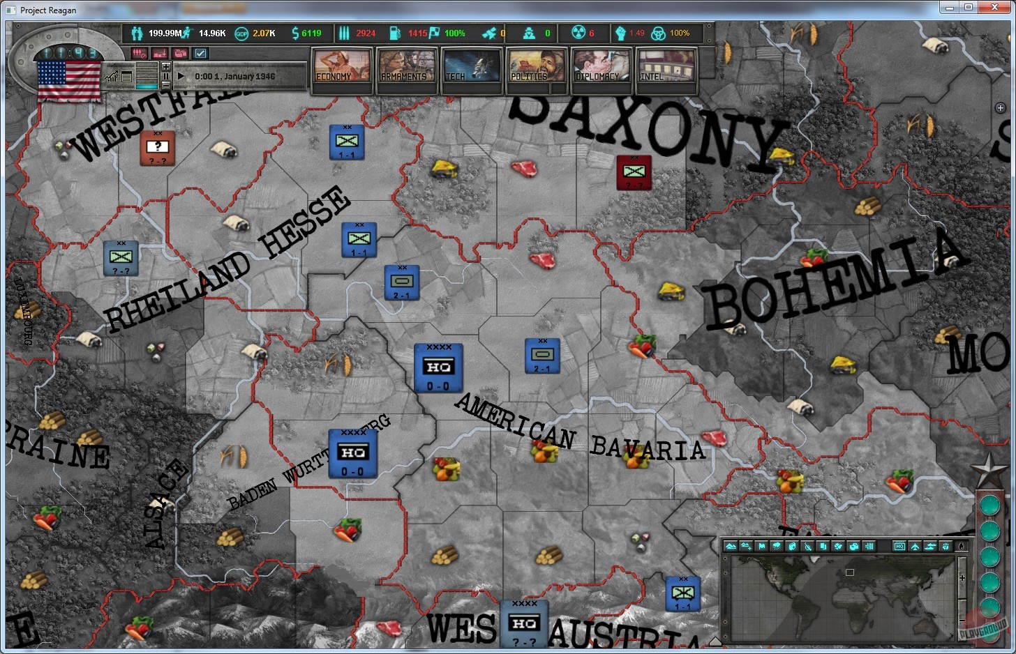 Скриншот из игры East vs. West: A Hearts of Iron Game - 19