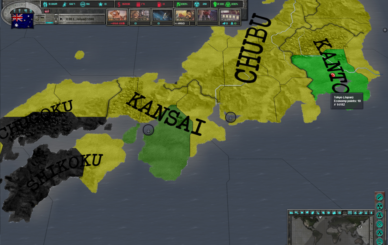 Скриншот из игры East vs. West: A Hearts of Iron Game - 15
