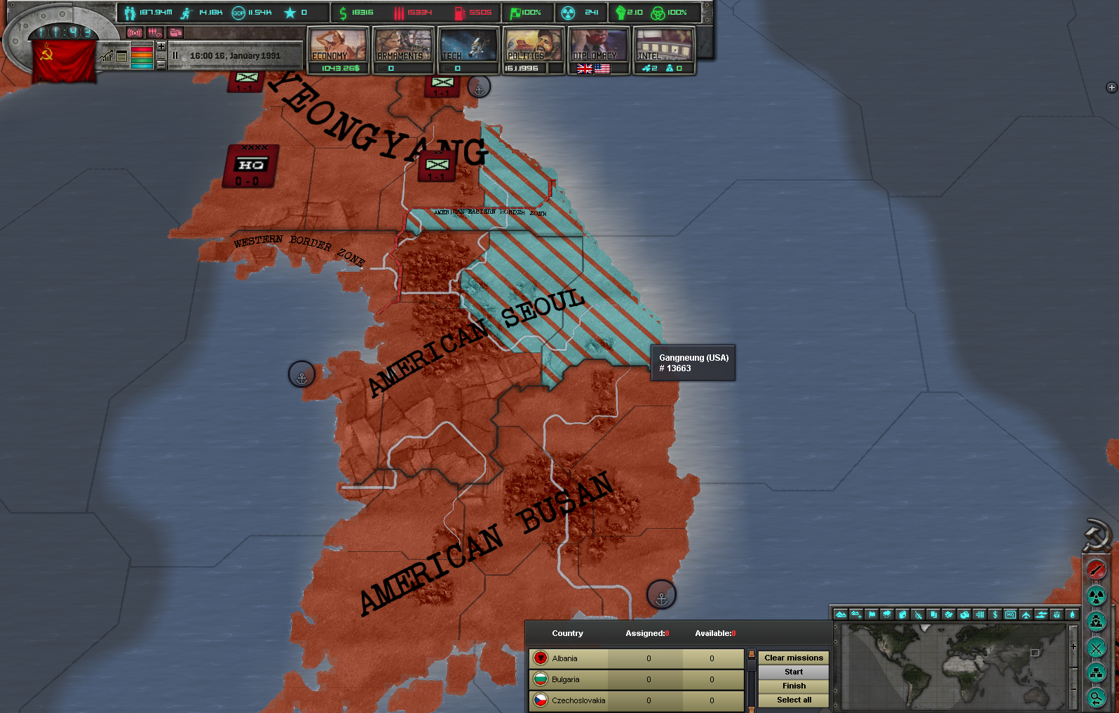 Скриншот из игры East vs. West: A Hearts of Iron Game - 46