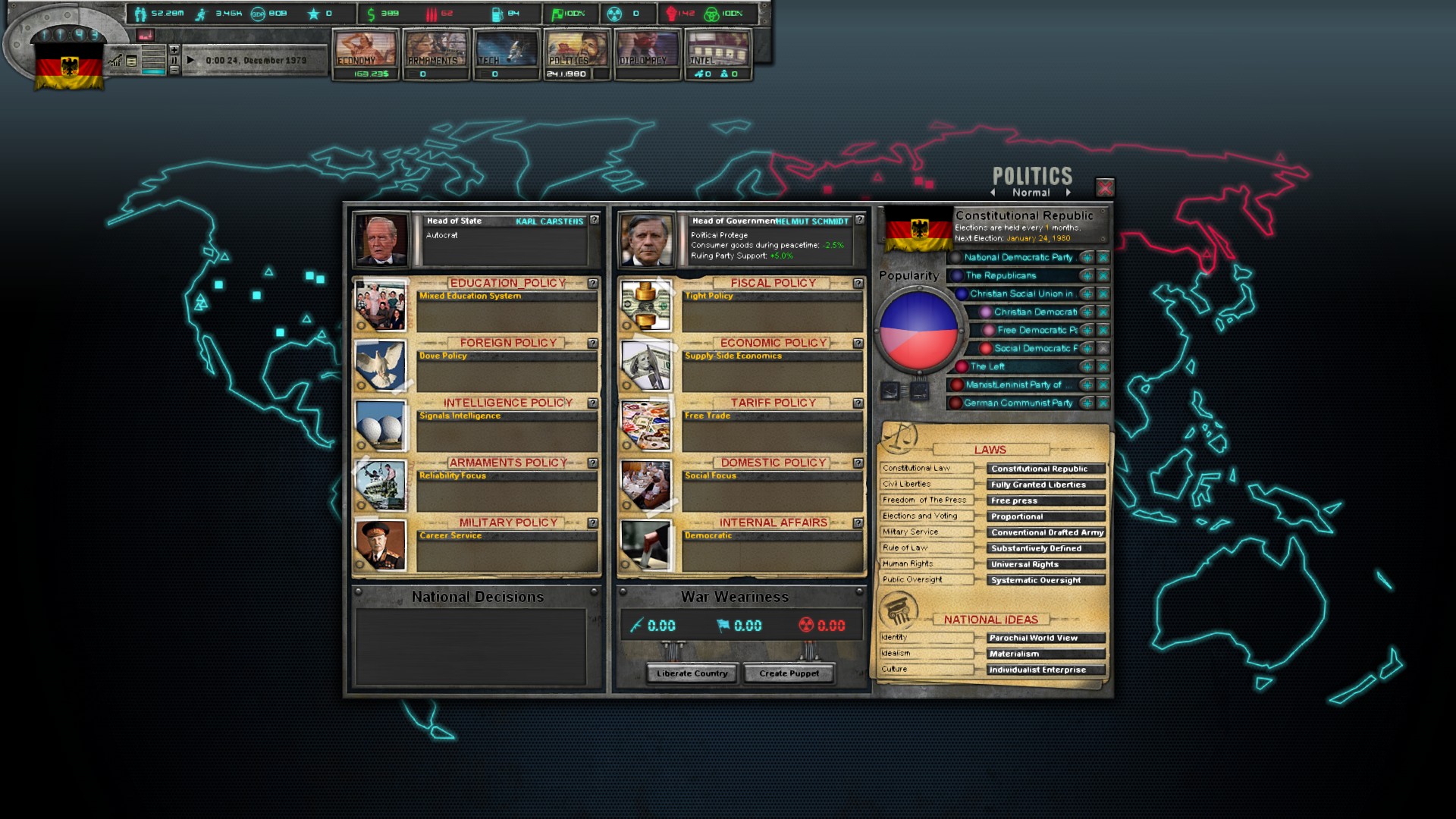 Скриншот из игры East vs. West: A Hearts of Iron Game - 28