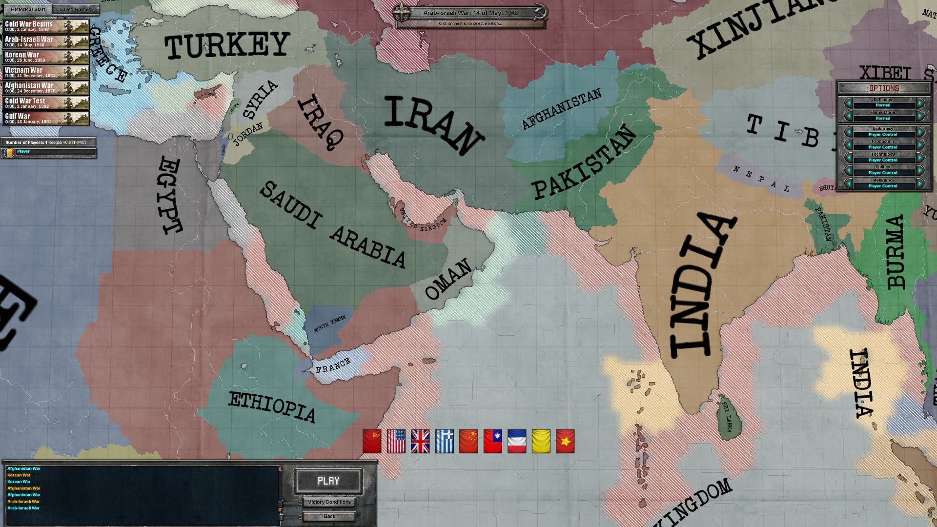 Скриншот из игры East vs. West: A Hearts of Iron Game - 35