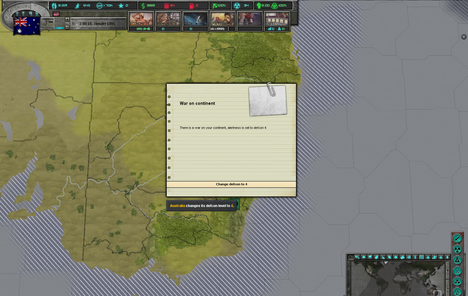 Скриншот из игры East vs. West: A Hearts of Iron Game - 34