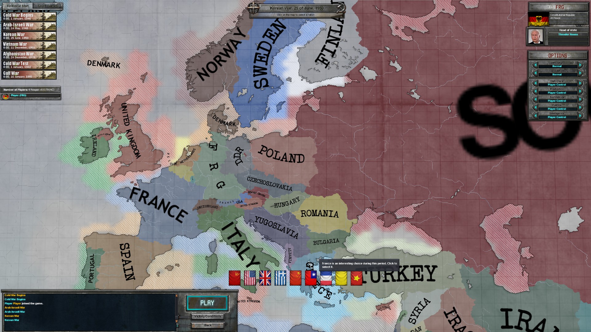 Скриншот из игры East vs. West: A Hearts of Iron Game - 12