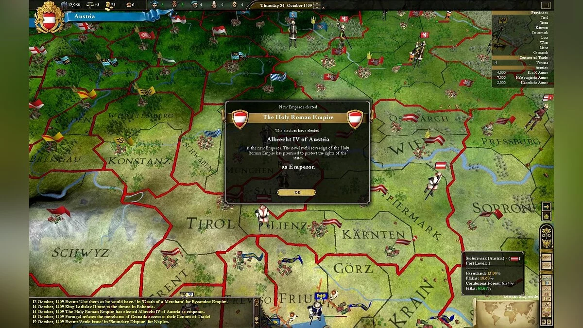 Скриншот из игры Europa Universalis 3: In Nomine - 10